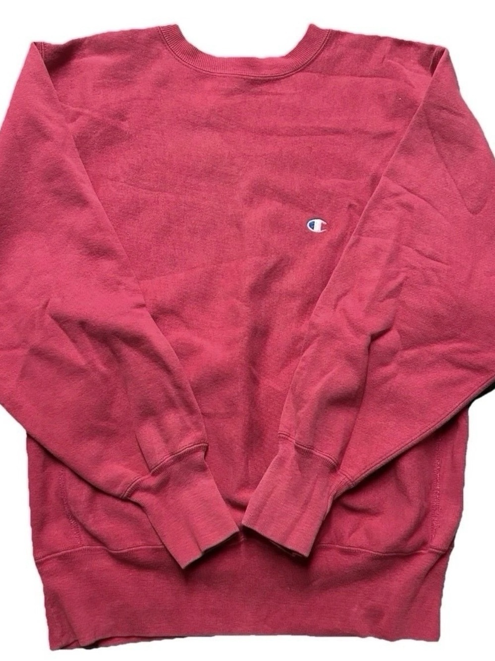 Vintage Champion Women’s Pink Reverse Weave Crewneck Sweatshirt Size Large